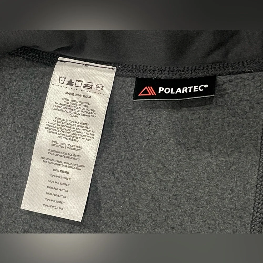 Filson Men Jacket Gray Ridgeway Polartec Full Zip Knit Outdoors Fleece Size XS